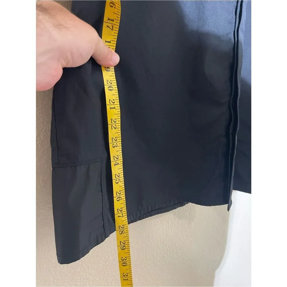 Helmut Lang Black Short-Sleeve Button-Down Shirt
